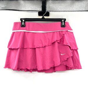 Nike Dri Fit Pink Ruffled Skort Women's Large